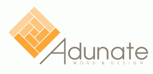 Adunate Word & Design logo