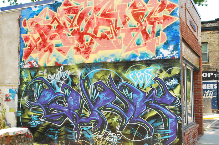 Graffiti Mural Program, Mother Fool's Coffeehouse, Madison, WI