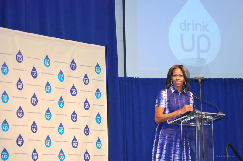 Michelle Obama visits Watertown, WI to promote Drink Up initiative