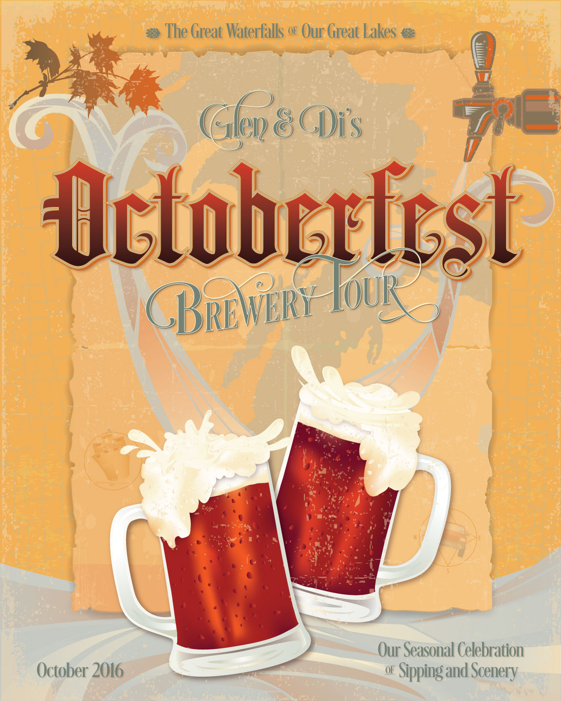 Octoberfest Brewery Tour 2016, promotional poster